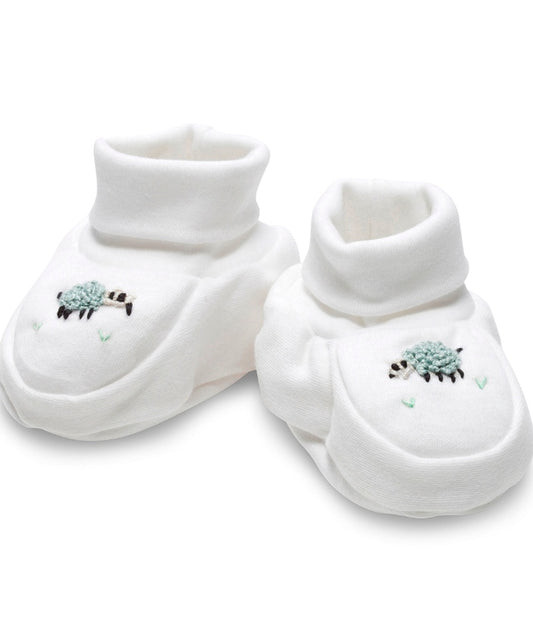 Booties, Sheep (Blue)