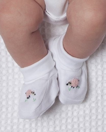 Booties, Sheep (Pink)
