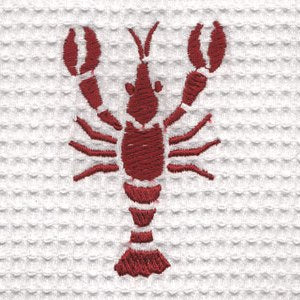 Guest Towel, Waffle Weave, Lobster (Red)