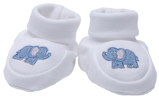 Booties, Elephant (Blue)