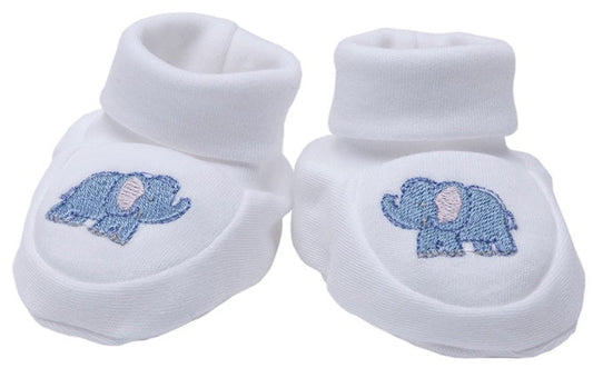 Booties, Elephant (Blue)