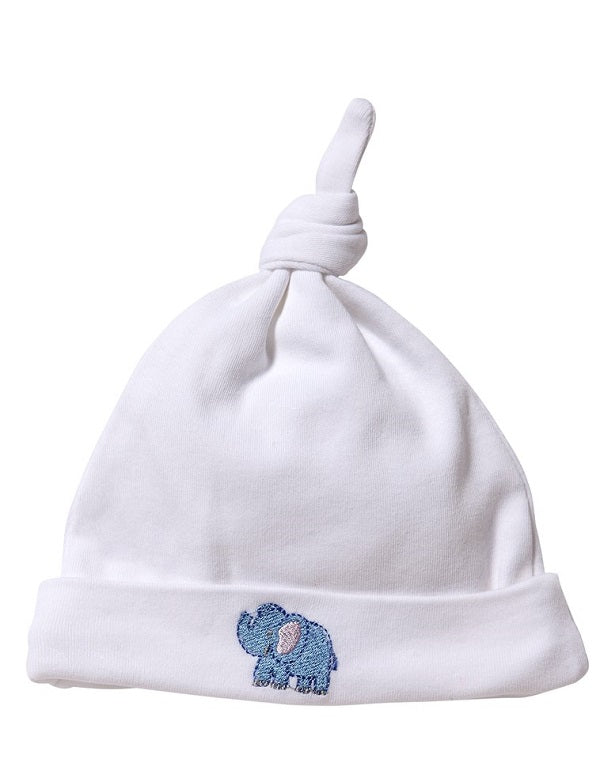 Knotted Hat, Elephant (Blue)