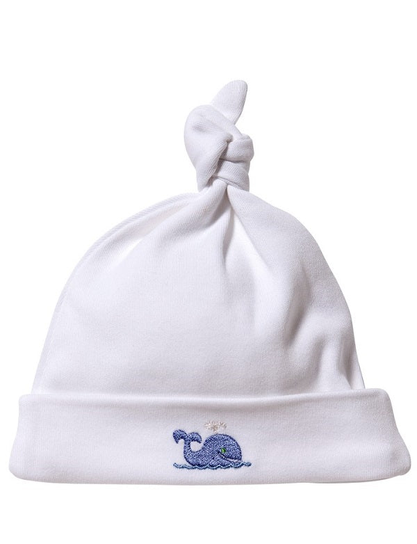 Knotted Hat, Whale (Blue)