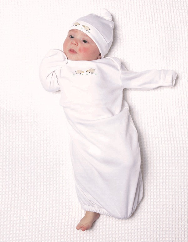 Knotted Hat, Sheep (Cream)