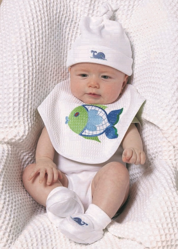 Knotted Hat, Whale (Blue)