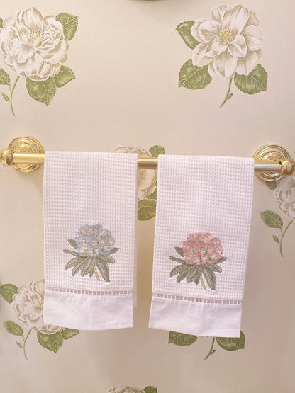 Guest Towel, Waffle Weave, Rhododendron (Pink)