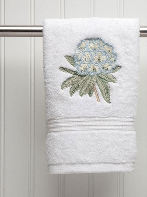 Guest Towel, Terry, Rhododendron (Duck Egg Blue)