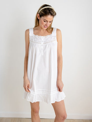 Jennifer Nightgown - Jacaranda Living, White Cotton Nightgowns, Victorian  Nightgown