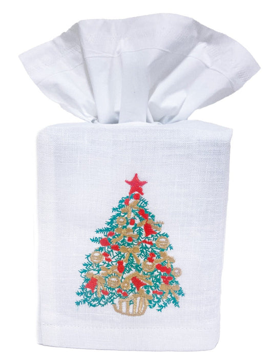 Tissue Box Cover, Christmas Tree