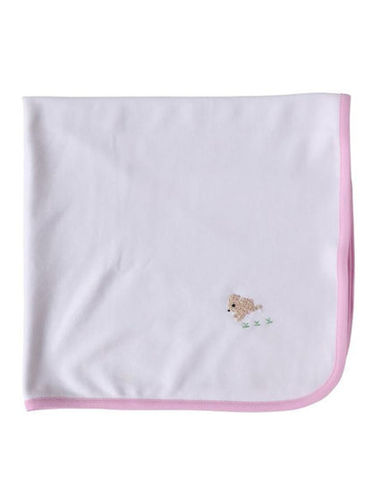 Baby Blanket, Bunny (Cream/Pink)