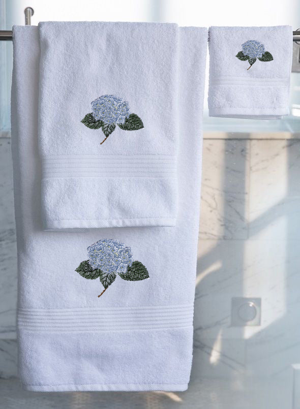 Guest Towel, Terry, Hydrangea Too