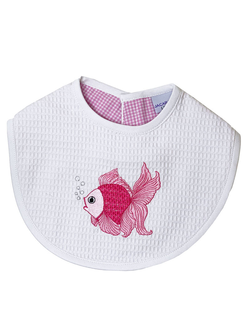 Bib, Fantail Fish (Pink)