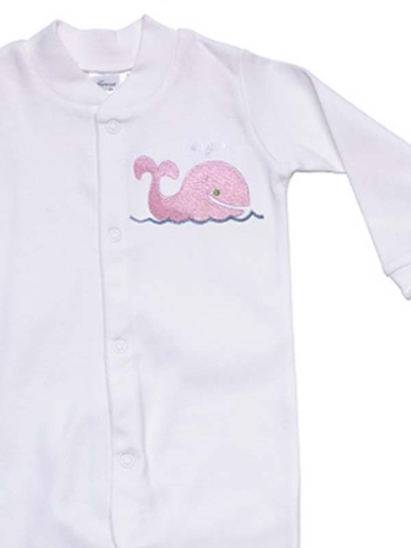 Footie, Whale (Pink)