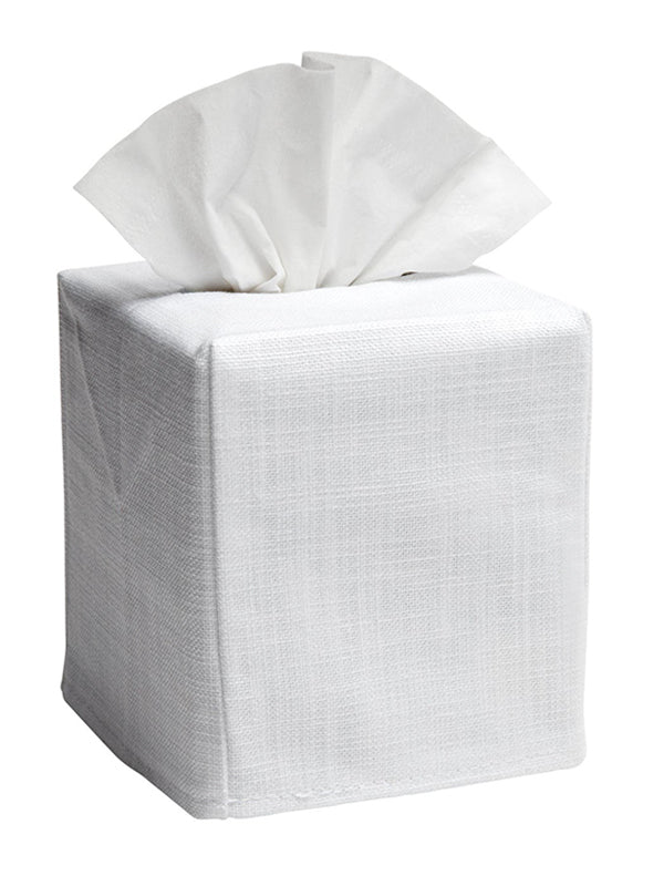Tissue Box Cover, Ginger Jar Geometric (Blue)