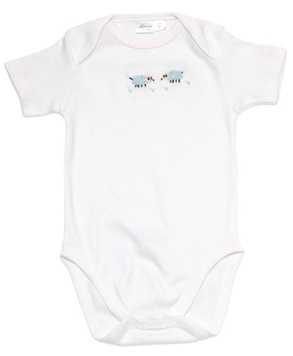 Onesie (Short Sleeve), Sheep (Blue)