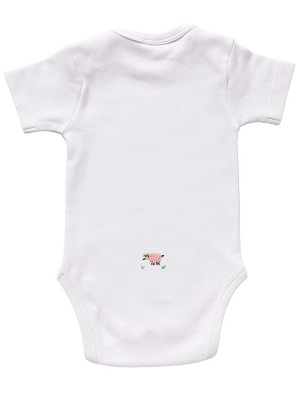 Onesie (Short Sleeve), Sheep (Pink