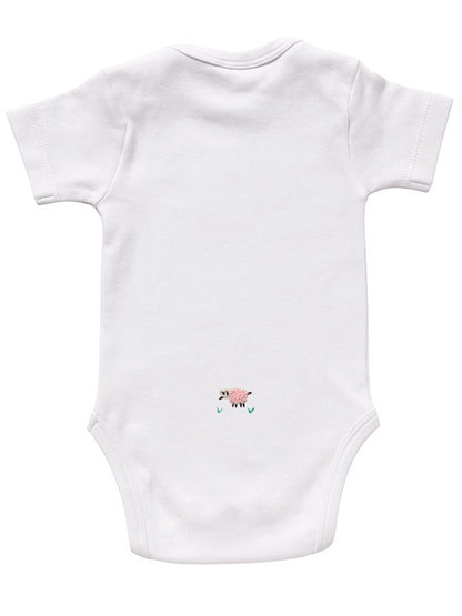 Onesie (Short Sleeve), Sheep (Pink
