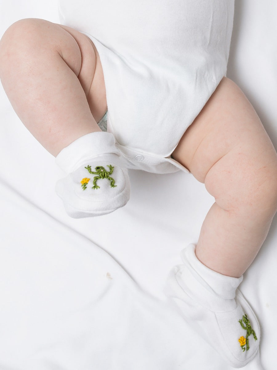 Booties, Frog (Green)