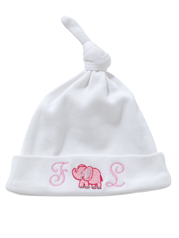 Knotted Hat, Elephant (Pink)