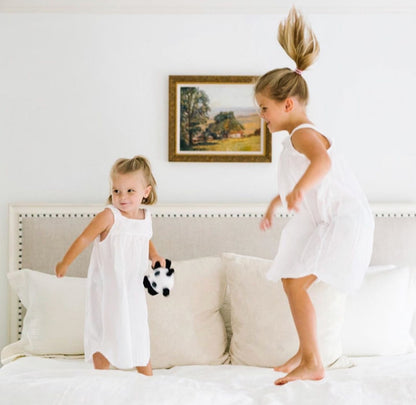 Chelsea White Cotton Dress, Lace