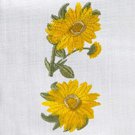 Tissue Box Cover, Sunflower (Yellow)