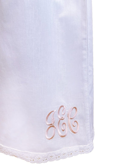 Susan White Cotton Nightgown